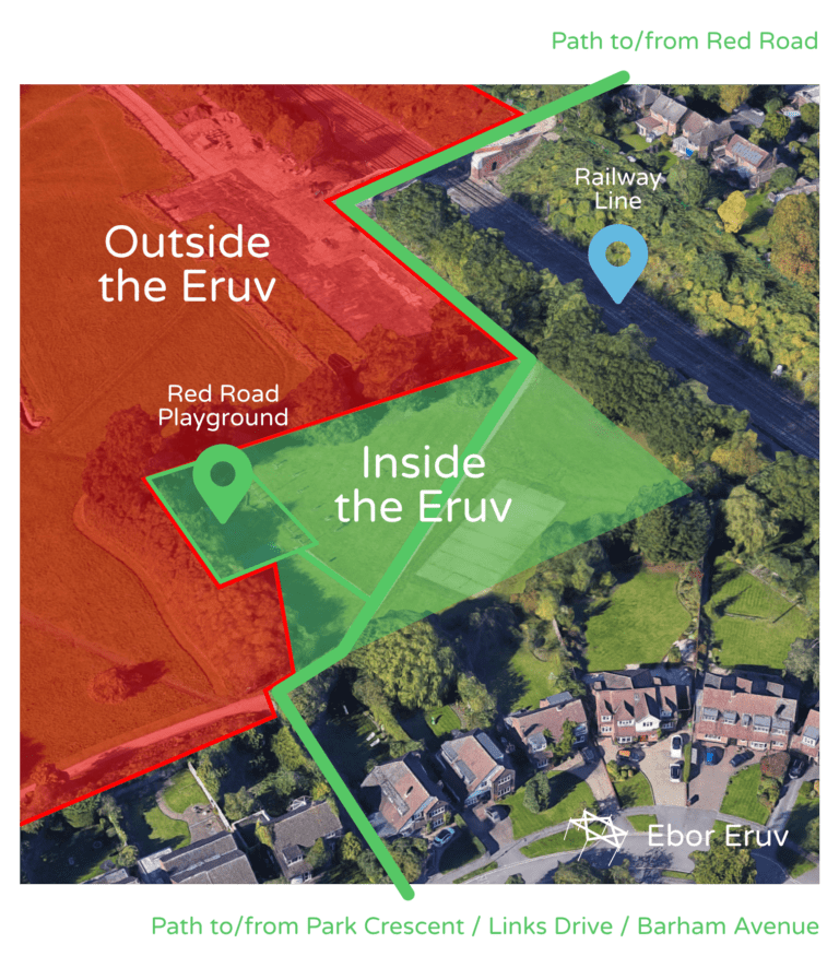 Red Road Park - Eruv Boundary